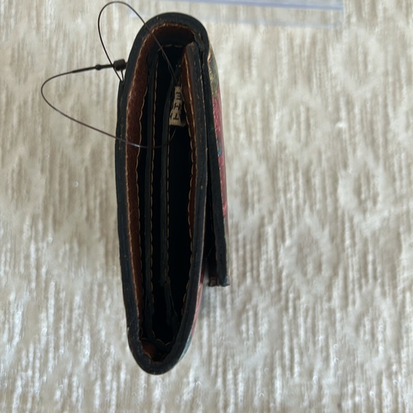 Patrica Nash NWT Terresa Fresco Bouquet Leather Trifold Long Wallet With… - Picture 6 of 10